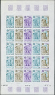 Neuf Sans Charnière N° 276/77, Europa 1979, La Paire, Feuille Complète De 25ex ND, Essai De Couleur, Superbe, Photo Web - Other & Unclassified