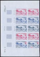 Neuf Sans Charnière N° 300/1, La Paire Europa 1982, Bloc De 10, Essais De Couleurs, ND, Bdf, CD. T.B. - Other & Unclassified