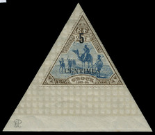 Neuf Avec Charnière N° 35, 5c Sur 25 F Bistre Et Bleu, Bdf, T.B. - Other & Unclassified