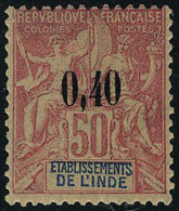 Neuf Avec Charnière N° 23, 1.40 Sur 50c Rose Cl TB Signé Reine - Other & Unclassified