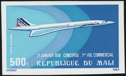 Neuf Sans Charnière N° 266. 500f Concorde, 1ex Non Dentelé + Le Même En épreuve De Luxe. T.B. - Other & Unclassified