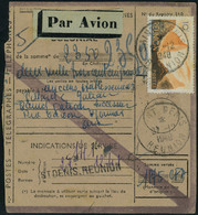 Lettre N° 277, Sur Mandat Colonial Sans Le Talon Càd Saint Denis 22.12.1948 Pour Oyonnax, étiquette Par Avion, T.B. - Other & Unclassified