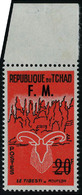 Neuf Sans Charnière N° 1, 20f Rouge Et Noir, T.B. - Other & Unclassified