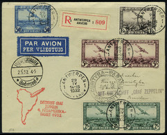 Lettre Zeppelin 4è SAF 1932 Pour Le Brésil, T.B. - Other & Unclassified