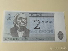 2 Kroon 1992 - Estonia