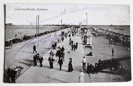 CPA Angleterre Southsea Clarence Parade 1919 Portsmouth Belle Animation - Portsmouth