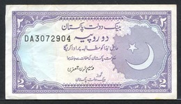 25-Pakistan Billet De 2 Rupees 1985-99 DA307 - Pakistan