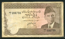 441-Pakistan Billet De 5 Rupees 1981-82 MR7 - Pakistan