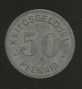 DEUTSCHLAND / GERMANY - NOTGELD / KRIEGSGELD - ESSEN - 50 Pfennig - Zink / Zinc / Zinco - Monetary/Of Necessity