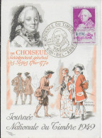 1949 - ALGERIE - CARTE POSTALE JOURNEE DU TIMBRE De SIDI BEL ABBES - Storia Postale