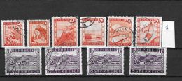 LOTE 1560 /// AUSTRIA 1945    YVERT Nº: SELLOS DE LA SERIE 697/711 - Used Stamps