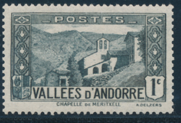 ANDORRA 1932-33 Meritxell 1c, Yvert 24**MNH - Nuevos