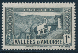 ANDORRA 1932-33 Meritxell 1c, Yvert 24**MNH - Nuevos