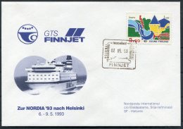 1993 Finland FINNJET Ship Cover Helsinki Travemunde - Lettres & Documents