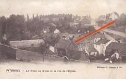 PATURAGES - Le Fond Du R'nâe Et La Rue De L'Eglise - Colfontaine