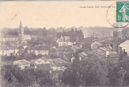 87. CHALUS. CPA. VUE GENERALE.  ANNÉE 1908. - Chalus