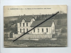 CPA  Rétrécit , Abîmée  - Fondettes -(I.-et-L.) -  La Maison De Convalescence   (côté Ouest) - Fondettes