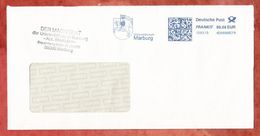 Brief, FRANKIT Pitney Bowes 4D060.., Wappen, Universitaetsstadt Marburg, 58 C, 2013 (45233) - Marcofilia - EMA ( Maquina De Huellas A Franquear)