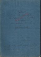 DAMPMART 1840 ACTE VENTE D UNE TERRE LABOUR SON EPOUSE JULIETTE MAIRE  À SEBASTIEN AVRIL ? 7 PAGES : - Manuscripts