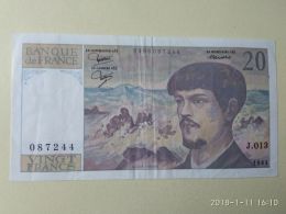 20 Francs 1997 - 20 F 1980-1997 ''Debussy''