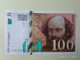 100 Francs 1997 - 100 F 1997-1998 ''Cézanne''