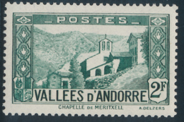 ANDORRA 1937- 43 CHAPPELLE DE MARITXELL 2F - Yvert 82**MNH - Nuevos