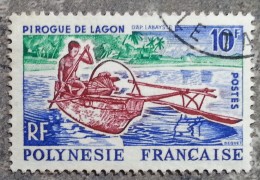 POLYNESIE - YT N°36 - Bateaux / Pirogue - 1966 - Gebraucht