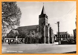 Orp Le Grand - L'Eglise - Voiture 2 CV - A SMETZ - Lib. Papeterie DELOGE JOSETTE - Orp-Jauche