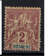 NOSSI BE       N°  YVERT     28     ( 1 )        OBLITERE       ( O   1/60  ) - Used Stamps