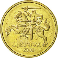 Monnaie, Lithuania, 10 Centu, 2008, TTB+, Nickel-brass, KM:106 - Lituania