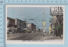 Edmonton Alberta Canada - Jasper Avenue, Empress Theater, Shelkira Hotel, REal Photo - Edmonton