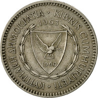 Monnaie, Chypre, 50 Mils, 1963, TTB, Copper-nickel, KM:41 - Chypre
