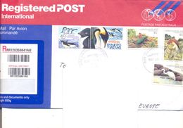 2000.. Australia, The Letter Sent By Registered Air-mail Post To Moldova - Storia Postale