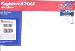 2001.. Australia, The Letter Sent By Registered Air-mail Post To Moldova - Briefe U. Dokumente