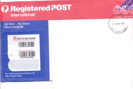 2001.. Australia, The Letter Sent By Registered Air-mail Post To Moldova - Lettres & Documents