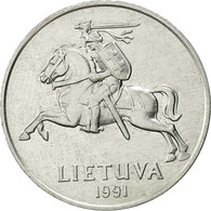 Monnaie, Lithuania, 5 Centai, 1991, TTB+, Aluminium, KM:87 - Lithuania