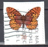 United States 2014 Butterflies Sc #4859 - Mi 5050 BA  - Used - Usados