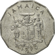 Monnaie, Jamaica, Elizabeth II, Cent, 1990, British Royal Mint, TTB, Aluminium - Jamaica