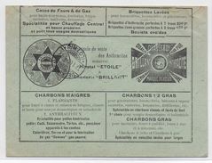 BELGIQUE - 1906 - ENVELOPPE PUB DECOREE (VOIR DOS) De LODELINSART JUMET => UECKINGEN (MOSELLE) - 1905 Grove Baard