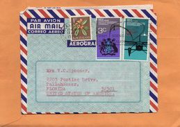 New Zealand Cover Mailed To USA - Lettres & Documents