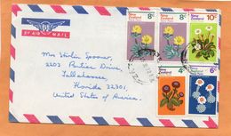 New Zealand Cover Mailed To USA - Lettres & Documents