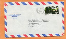 New Zealand Cover Mailed To USA - Covers & Documents