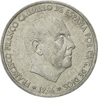 Monnaie, Espagne, Francisco Franco, Caudillo, 50 Centimos, 1966, TTB, Aluminium - 50 Centiem