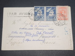 GRECE - Enveloppe Pour La France En 1955 , Affranchissement Plaisant -  L 11548 - Lettres & Documents