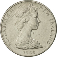 Monnaie, Nouvelle-Zélande, Elizabeth II, 10 Cents, 1980, TTB+, Copper-nickel - Neuseeland