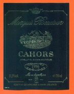 étiquette Vin De Cahors Marquis Rocadour 1996 Cheval Quancard à 33440 -75 Cl - Cahors