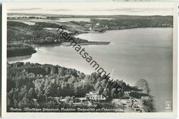 Buckow - Märkisches Höhenland - Gaststätte Buchenfried Am Schermützelsee - Foto-Ansichtskarte - Fliegeraufnahme - Buckow