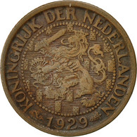 Monnaie, Pays-Bas, Wilhelmina I, Cent, 1929, TB+, Bronze, KM:152 - 1 Cent