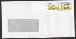 Ireland: Cover, 1995, 2 Stamps, Reptiles, Lizard, Salamander, Animals (traces Of Use) - Storia Postale