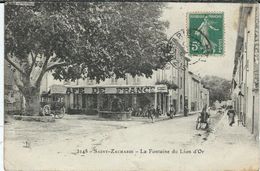 Var : St Zacharie, La Fontaine Du Lion D'Or - Saint-Zacharie